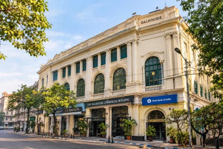 Head office of Pushkarnarayan Toshniwal Charitable Trust located at Vaishno Chambers in Dalhousie, Kolkata